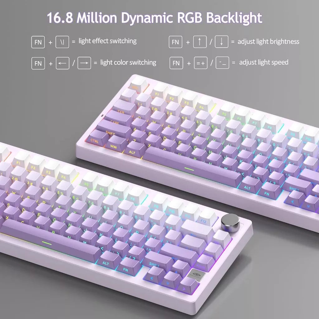 Magegee Light75 80-key Tri-mode 75% layout Mechanical Keyboard