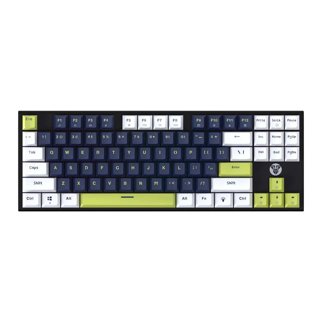 Fantech MK877S ATOM87S Mori Edition Mechanical Gaming Keyboard White Blue Rosie Switch