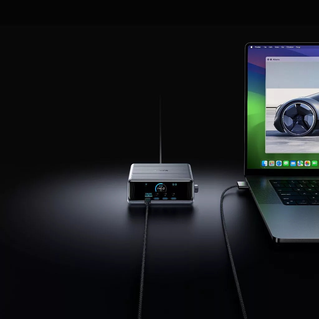 Anker Prime Charger 250W GaN Prime USB C Charging Station 6 Ports for MacBook Pro iPhone 17/16/15/14