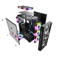 GAMEKM QF-10 ATX/M-ATX PC Case