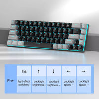 Magegee MK-BOX 68-key 65% layout Wired Mechanical Keyboard