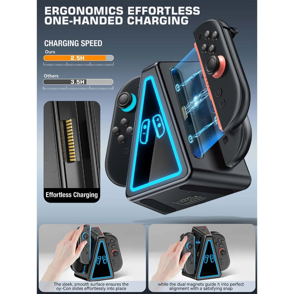 OIVO Joy-Con RGB Charging Station for Nintendo Switch 2 (VG-SW217)