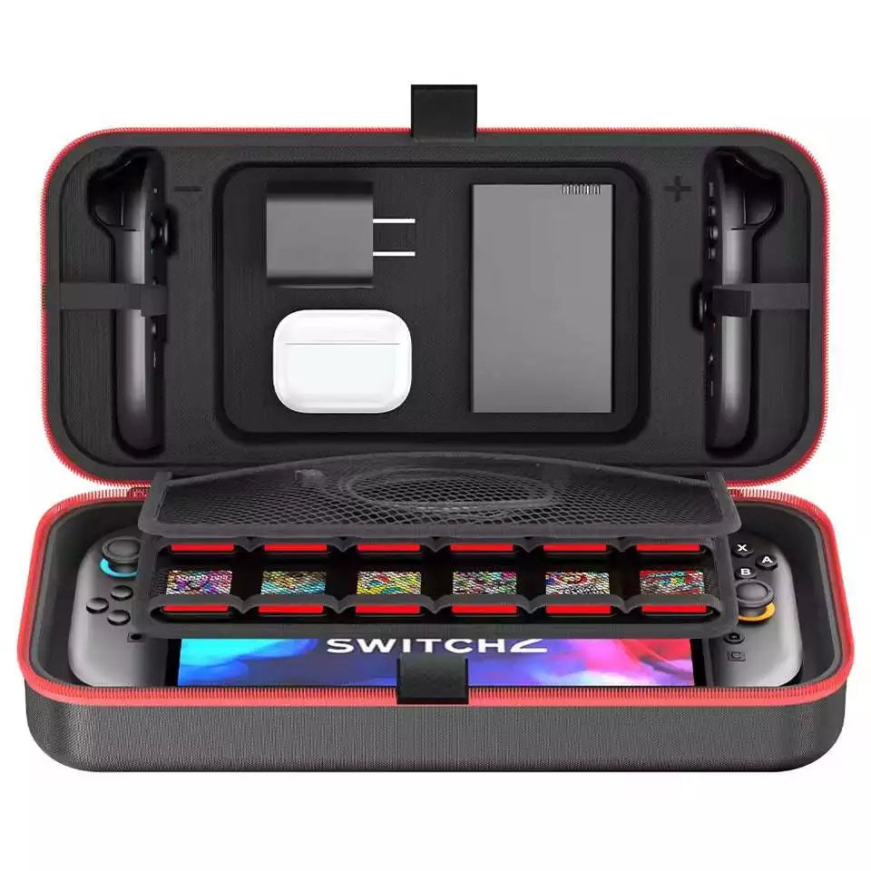 OIVO Carrying Case for Nintendo Switch 2 / Switch OLED (Black/Red) (IV-SW288)