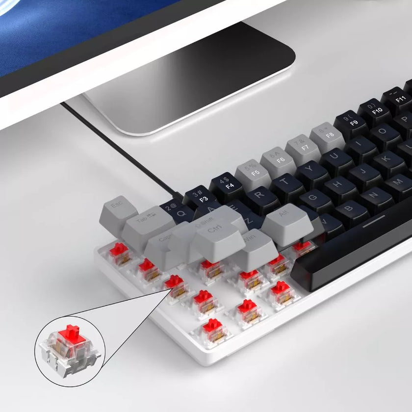 Magegee MK-BOX 68-key 65% layout Wired Mechanical Keyboard