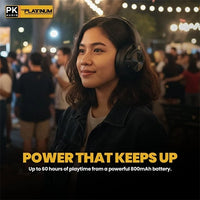 Platinum Karaoke Wave X500 ANC Wireless Headphones with Active Noise Cancelling