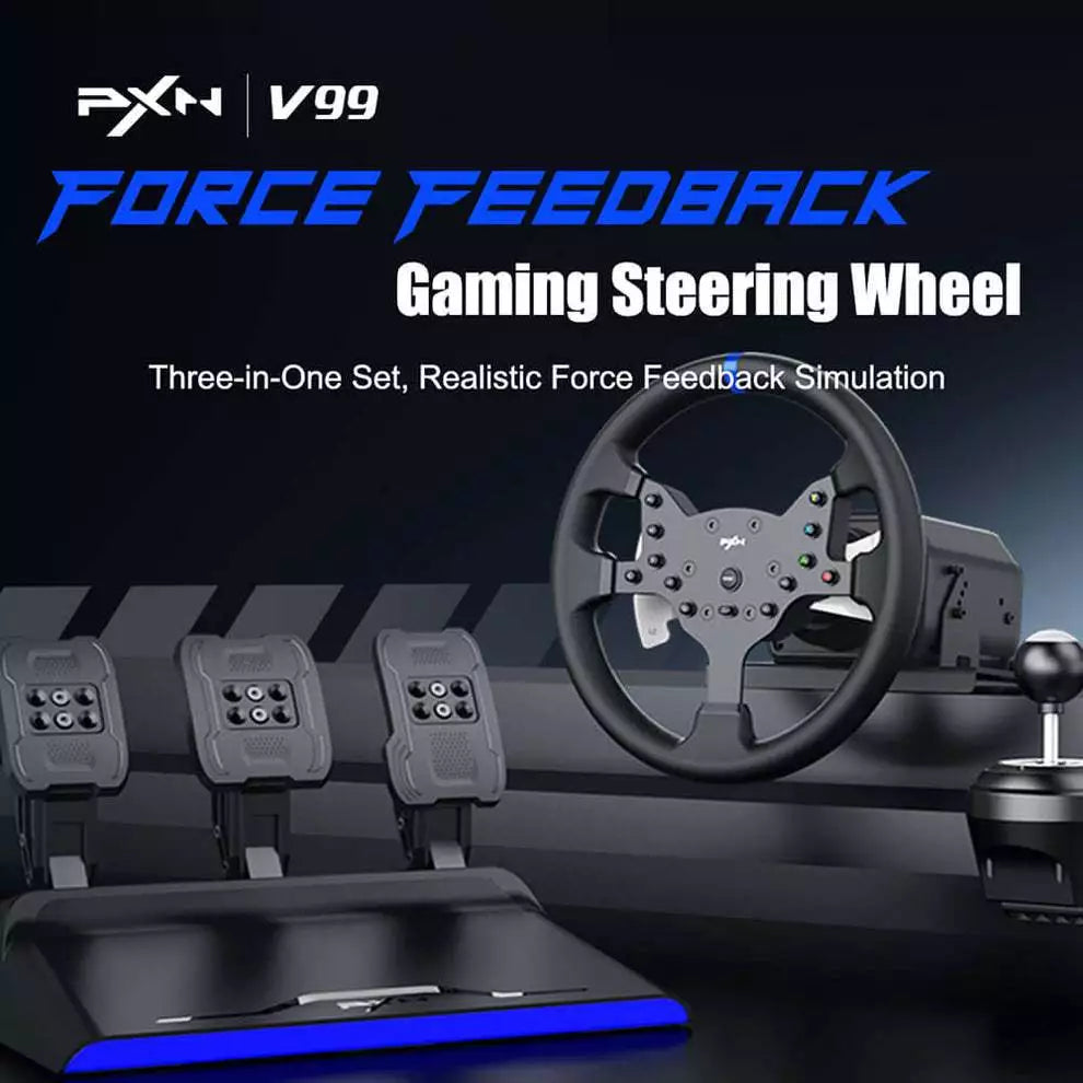 PXN Racing Wheel w/ Pedals PXN-V99
