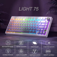 Magegee Light75 80-key Tri-mode 75% layout Mechanical Keyboard