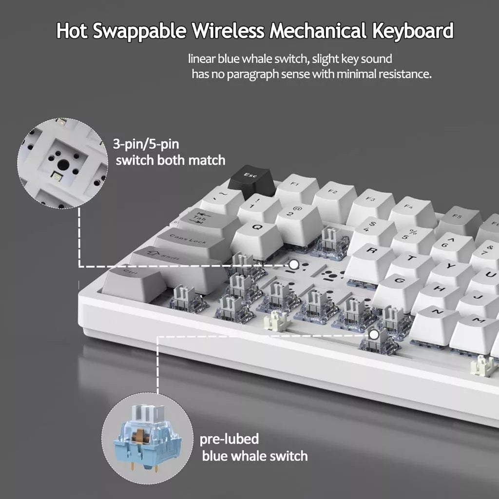 Magegee Light100 99-key Tri-mode 95% layout Mechanical Keyboard
