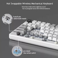 Magegee Light100 99-key Tri-mode 95% layout Mechanical Keyboard