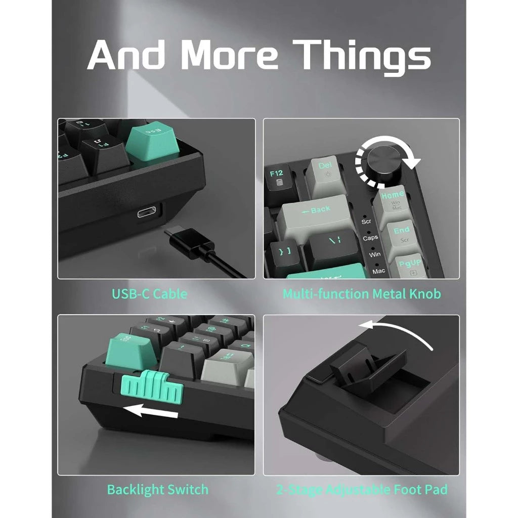 Magegee Sky81 83-key 75% layout Wired Mechanical Keyboard