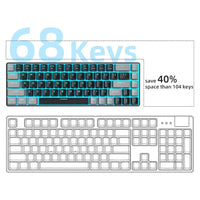 Magegee MK-BOX 68-key 65% layout Wired Mechanical Keyboard