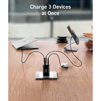 Anker USB C Charger, 735 Charger (Nano II 65W), PPS 3-Port Fast Compact Foldable Wall Charger for Galaxy S20, Dell XPS 13, Note