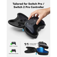 JSAUX ProFit Controller Case for Nintendo Switch Pro & Switch 2 Pro Controller Black BG0129