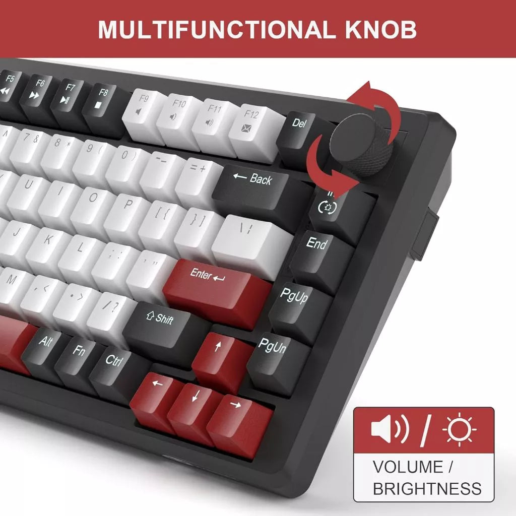 Magegee MK-Star75 83-key 75% layout Wired Mechanical Keyboard