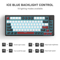 Magegee MK-Star75 83-key 75% layout Wired Mechanical Keyboard