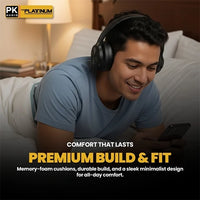 Platinum Karaoke Wave X500 ANC Wireless Headphones with Active Noise Cancelling