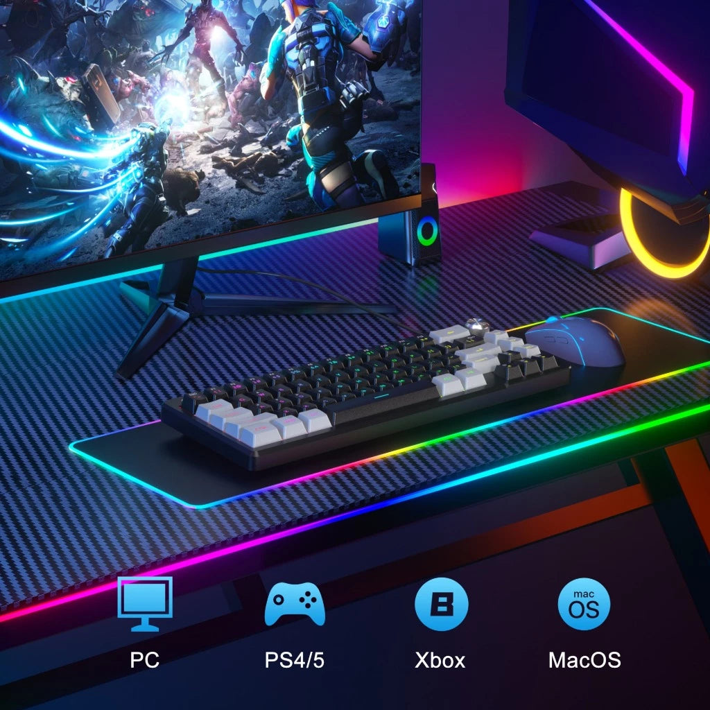 Magegee TS68 66-key 65% layout Wired Membrane Keyboard