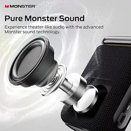 Monster Blaster Pebble Portable Bluetooth Speaker MS62131