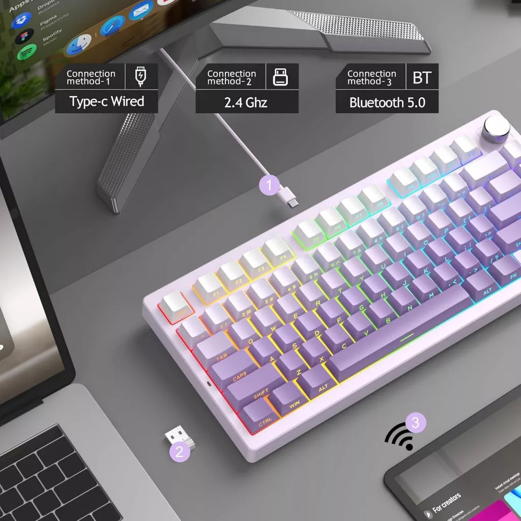 Magegee Light75 80-key Tri-mode 75% layout Mechanical Keyboard