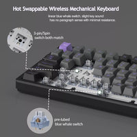 Magegee Light87 87-key Tri-mode 80% layout Mechanical Keyboard
