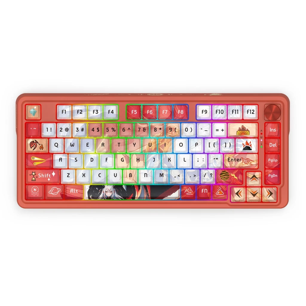 Redragon Ucal Pro Tri-Mode Gaming Keyboard Orange-Red-White (K673AK-RGB-PRO)