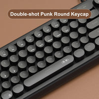 Magegee TS91 68-key 65% layout Round Keys RGB Wired Membrane Keyboard