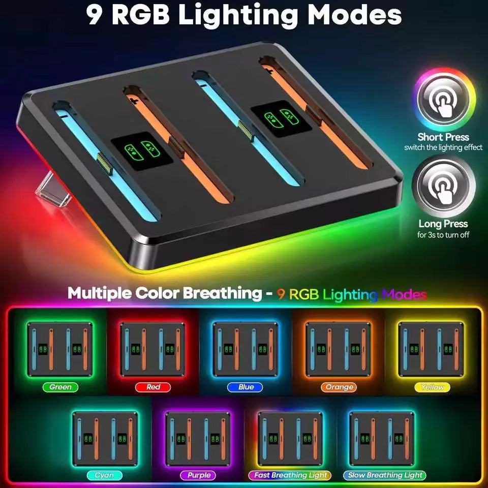 OIVO Joy-Con Charging Dock for Nintendo Switch 2 (Black) (IV-SW224)