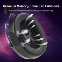 Magegee Wing Wired Gaming Headset Black Purple