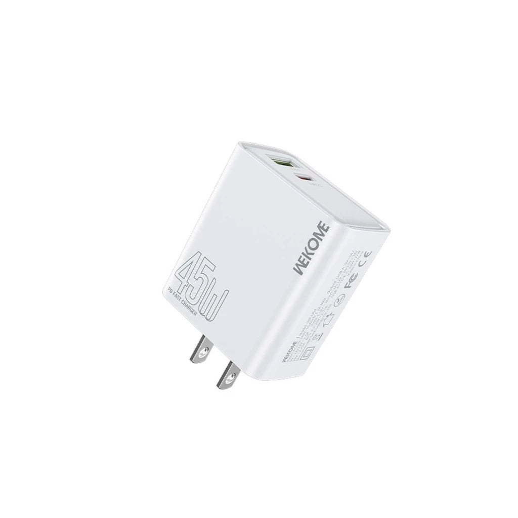 Wekome Flash Charge 45W A+C Fast Charger Dual-Port - WP-U64