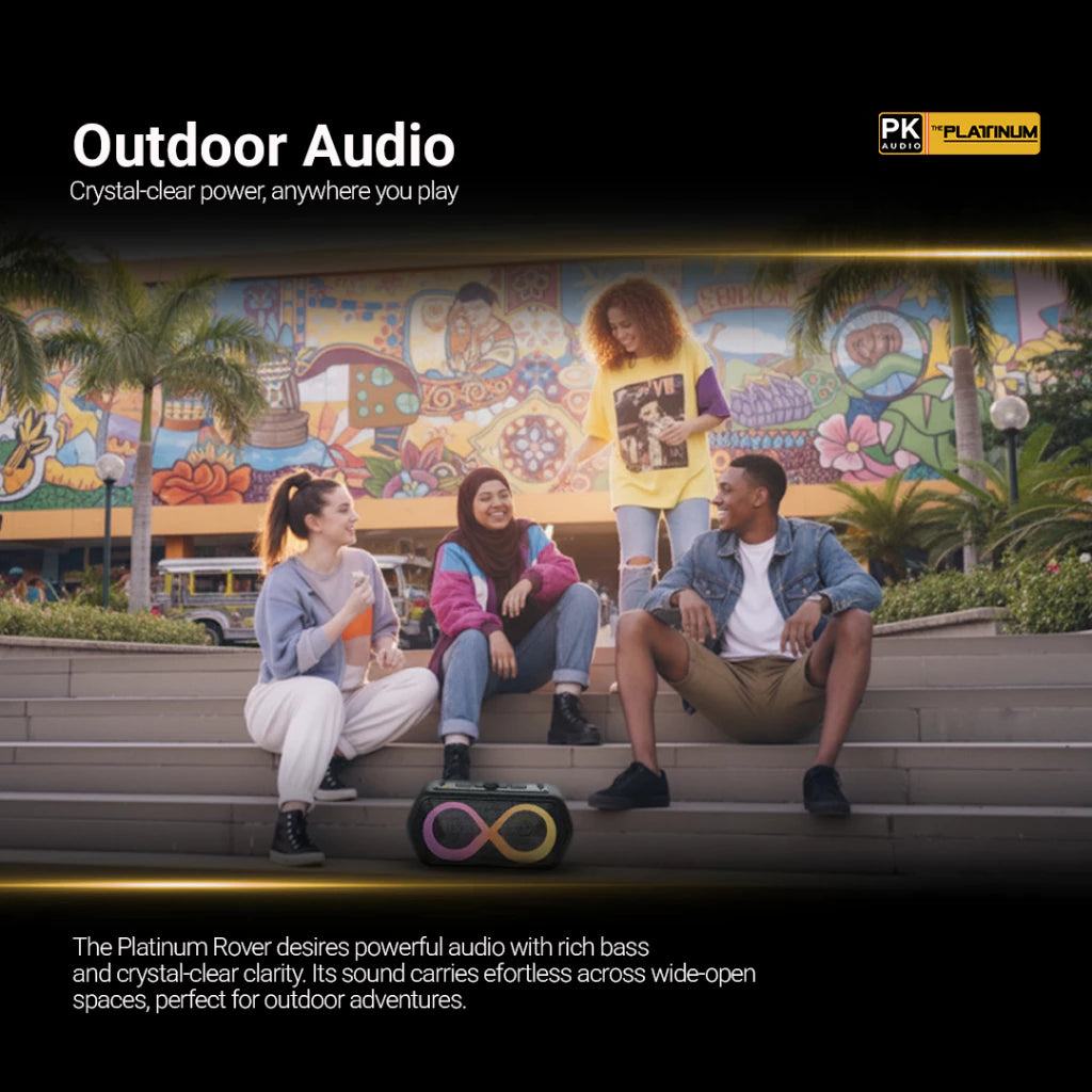 Platinum Karaoke Rover Portable Bluetooth Speaker