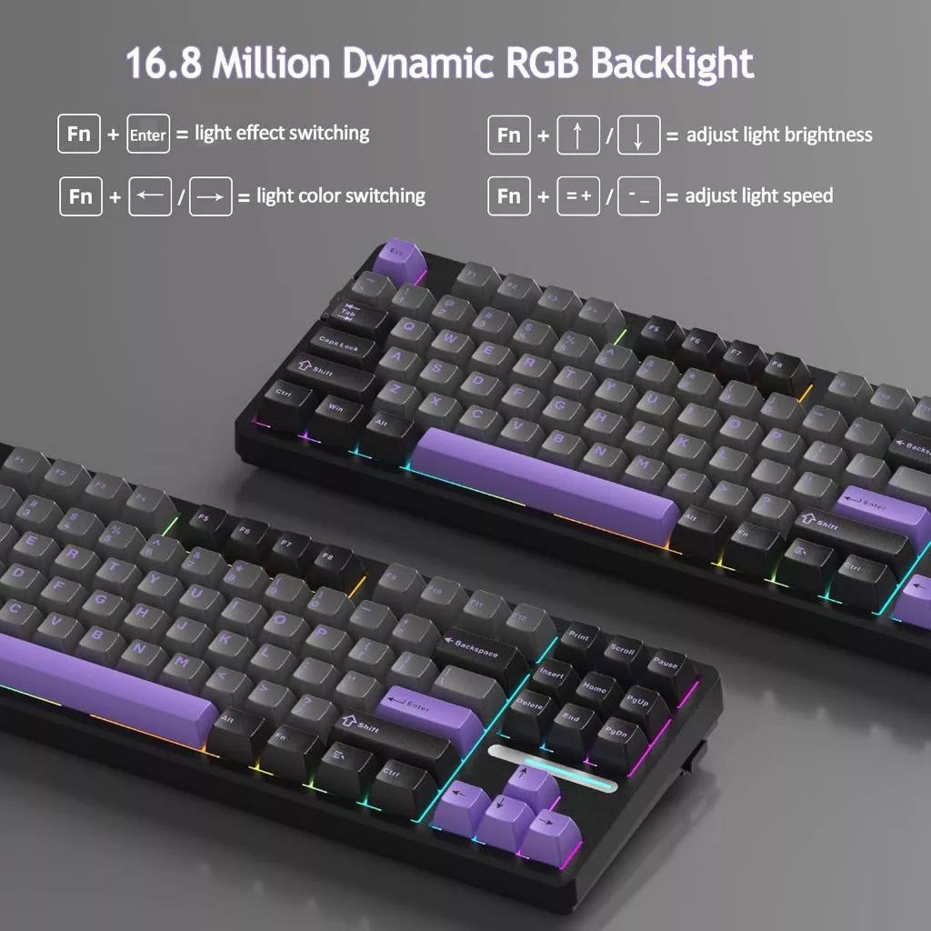 Magegee Light87 87-key Tri-mode 80% layout Mechanical Keyboard