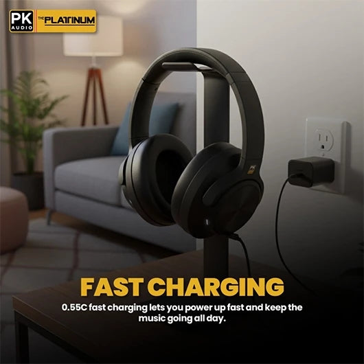 Platinum Karaoke Wave X500 ANC Wireless Headphones with Active Noise Cancelling