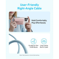 Anker by Zolo Power Bank 30W Wireless Magnetic 10,000mAh Portable Power with Build in Cable