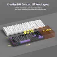 Magegee Light87 87-key Tri-mode 80% layout Mechanical Keyboard