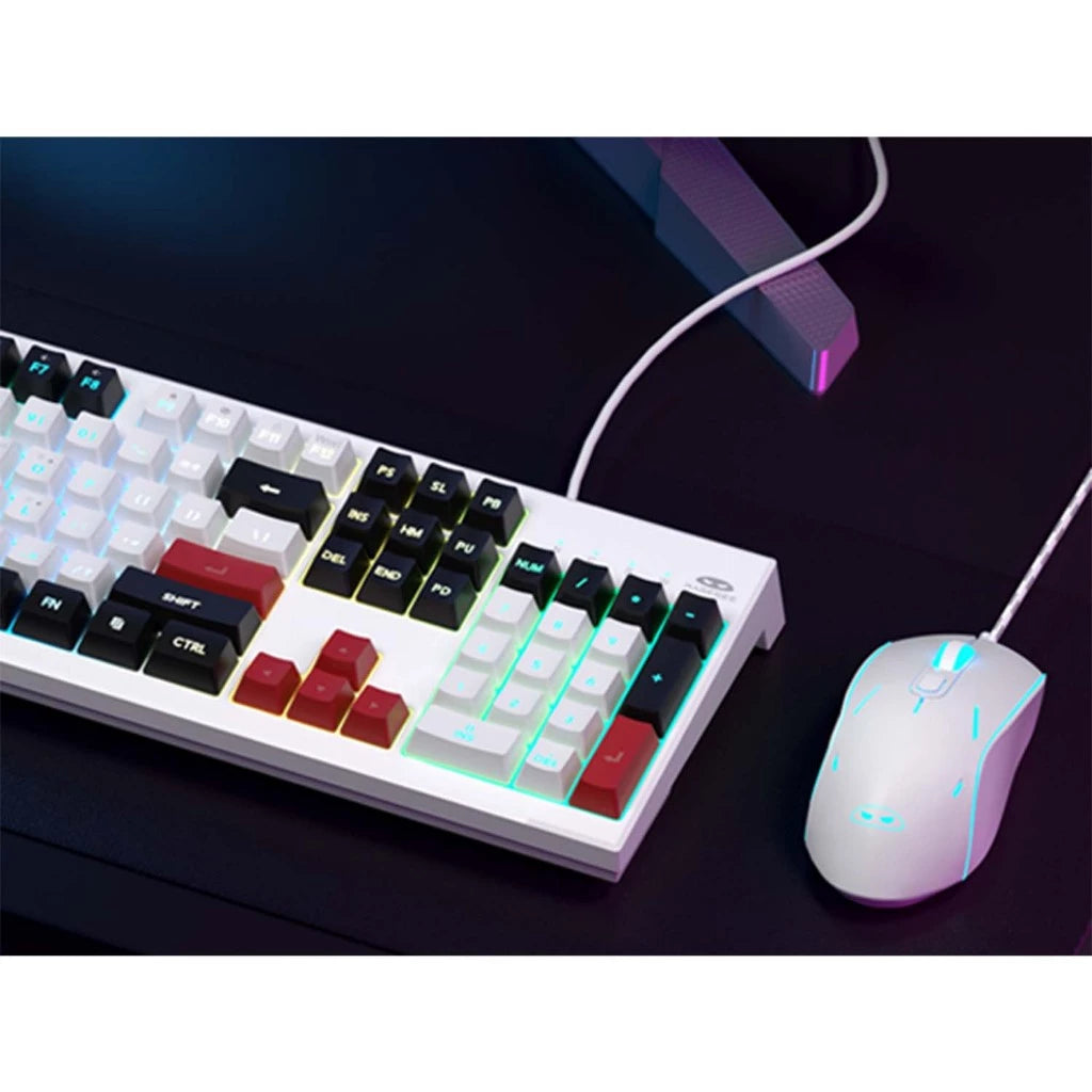 Magegee K2 Wired Membrane Keyboard & Mouse Combo RGB Knight Red