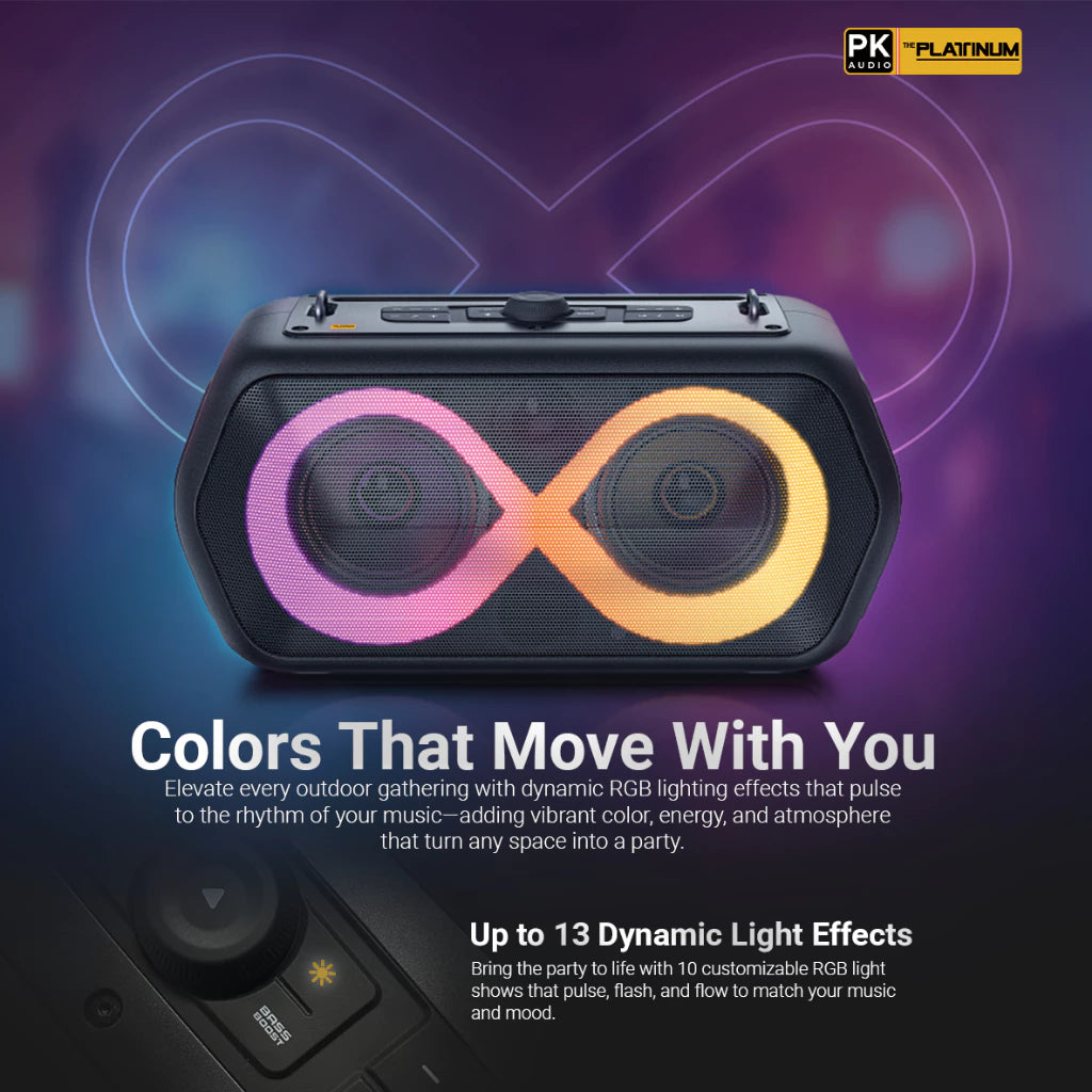 Platinum Karaoke Rover Portable Bluetooth Speaker