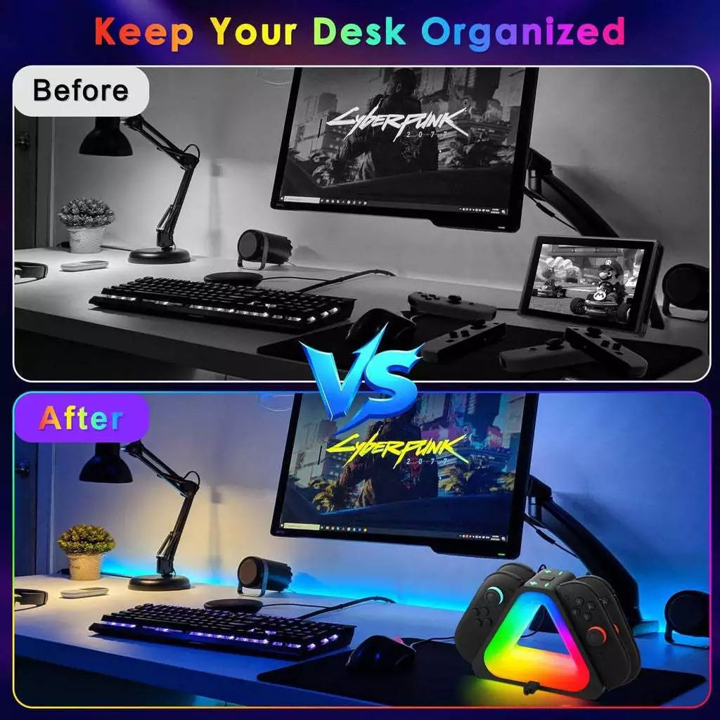 OIVO Controller Charging Dock for Nintendo Switch 2 (Black) (IV-SW221)