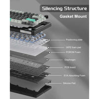 Magegee Sky81 83-key 75% layout Wired Mechanical Keyboard