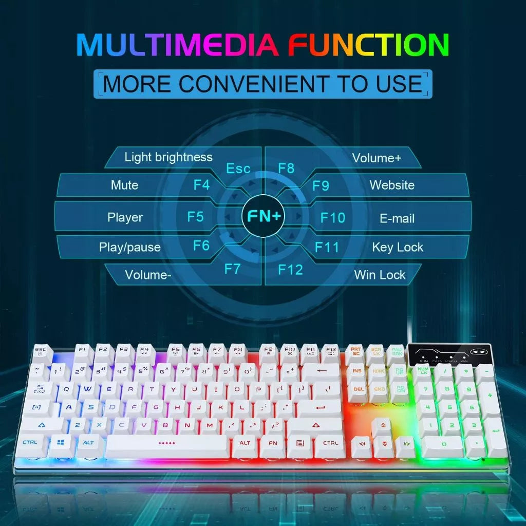 Magegee K1 Wired Membrane Keyboard & Mouse Combo RGB