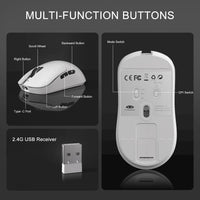 Magegee Scout Wireless Gaming Mouse White