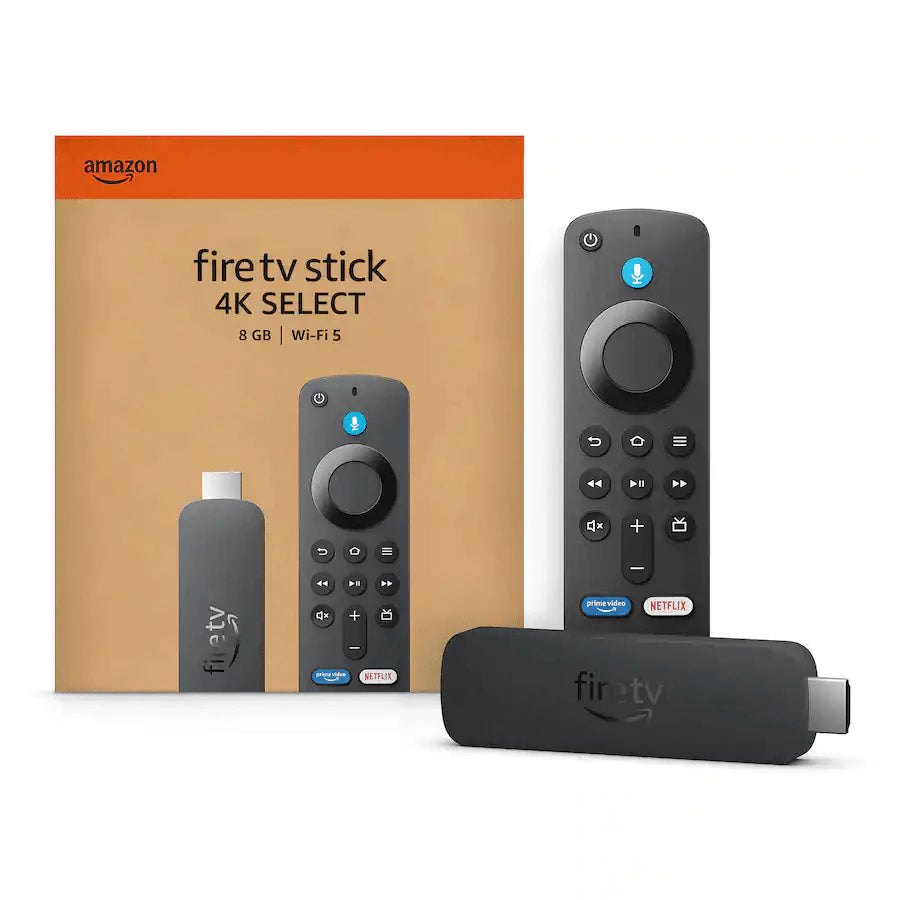 Amazon Fire TV Stick 4K Select (Latest Model) Streaming Device with AI-Powered Search, Alexa, 8GB, Free & Live TV – Black