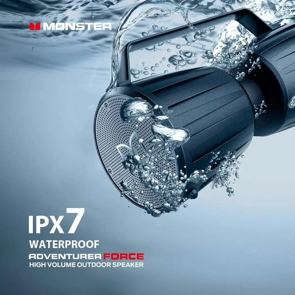 Monster Adventurer ForceHigh Volume Outdoor Speaker MS21901 Black