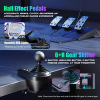 PXN Racing Wheel w/ Pedals PXN-V9 Gen2