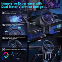 PXN Racing Wheel w/ Pedals PXN-V900 Gen2