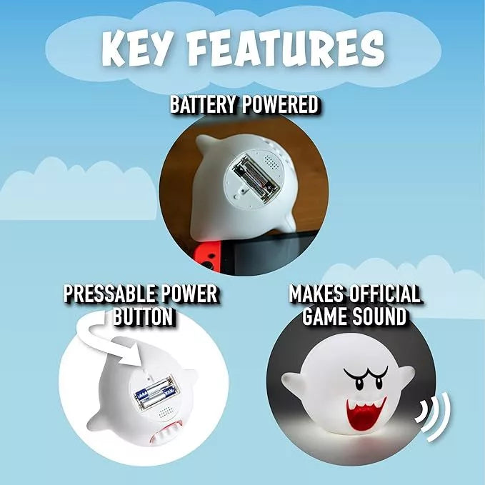 Paladone Super Mario Boo Light with Sound V2 (PP8017NN)