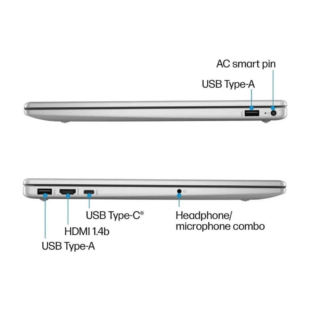 HP 15.6" FHD Touch Intel Core Ultra 5 225U 8GB DDR5 RAM / 512GB SSD Intel UHD Graphics Win 11 Home Natural Silver 15-FD2050WM