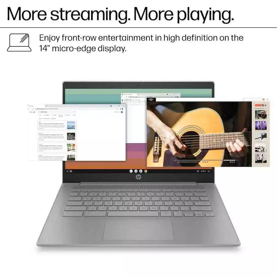 HP 14" Chromebook Intel Celeron N4500 4GB LPDDR4X RAM / 64GB eMMC Intel UHD Graphics Chrome OS Modern Grey 14a-ne1013dx