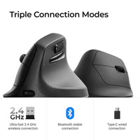 Keychron M5 Wireless Ergonomic Mouse