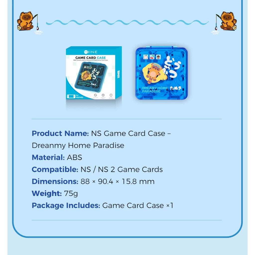 IINE Dreamy Home Paradise 12-Card Game Card for Nintendo Switch 2 L1266