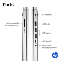 HP 14" HD Laptop Intel N150 Processor 4GB LPDDR5 RAM / 128GB UFS Intel Graphics Windows 11 Home Natural Silver 14-dq6101dx